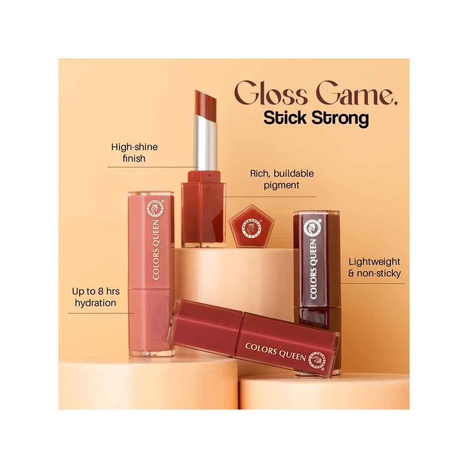 Colors Queen Gloss Bomb Glossy Lipstick | The MVP - 02