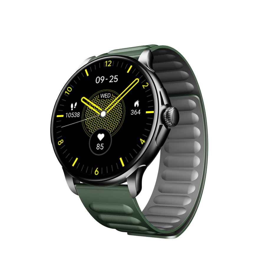 boAt Lunar Oasis Smartwatch | 1.43" AMOLED Display | BT Calling - Olive Green