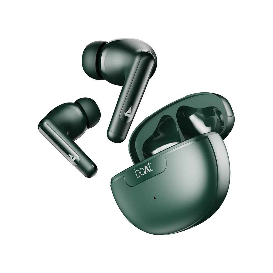 boAt Airdopes 161 ANC TWS Earbuds Active Noise Cancellation(32dB),50HRS Playback & ASAP Charge Bluetooth - Green