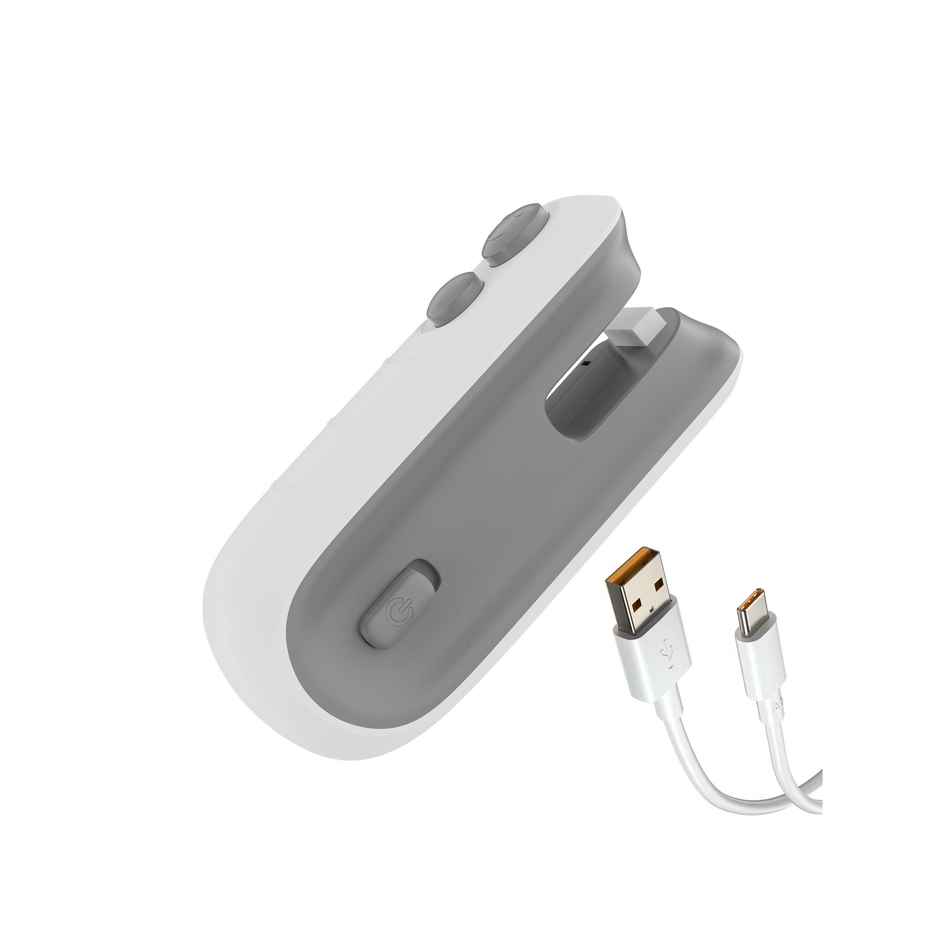 Aroma Portable Handheld Sealer for Mini Food Packet Sealer with Type C Charging Hand Held | White