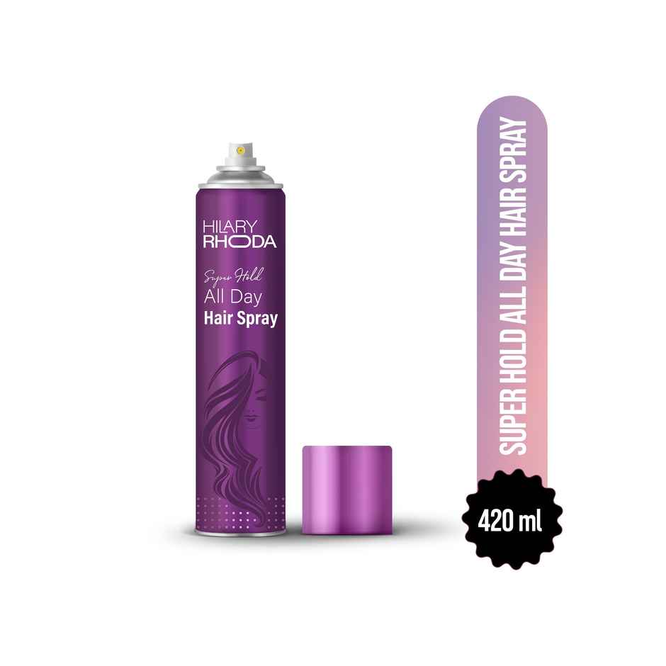 Hilary Rhoda Super Hold All Day Hair Spray | Lasts All Day Long & Ultra Strong Hold