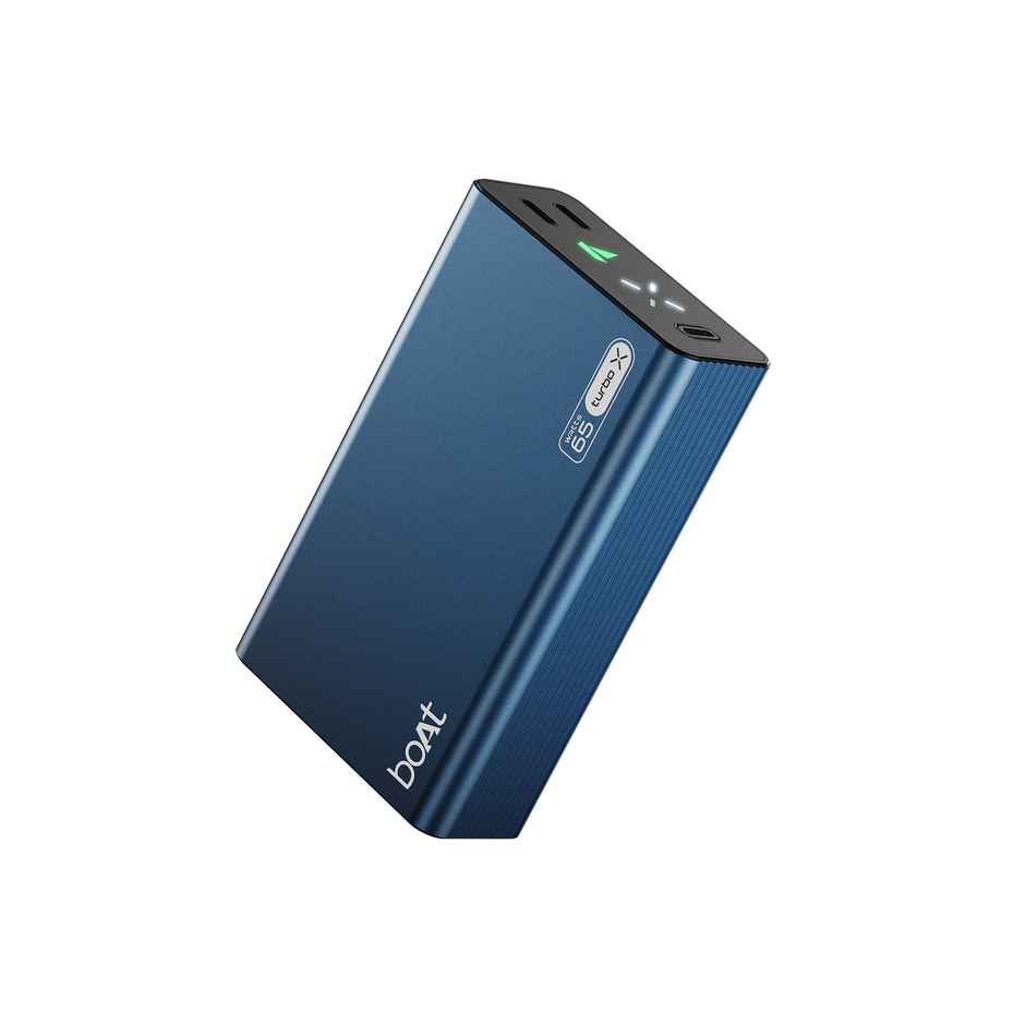 boAt Energy Shroom PB465 Turbo 20000mAh Powerbank | 65W Fast Charging | Navy Blue