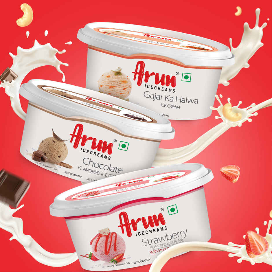 Arun Icecreams Butterscotch Ice Cream Tub Combo