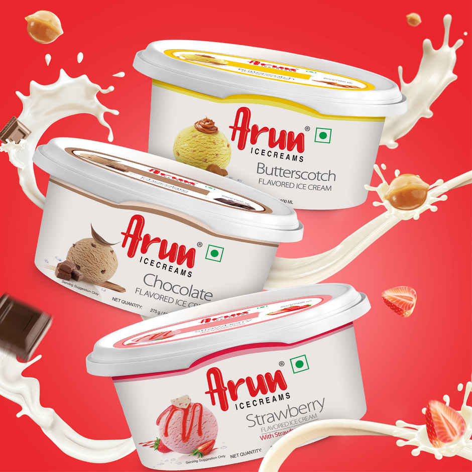 Arun Vanilla Ice Cream Tub | Classic Creamy Flavour