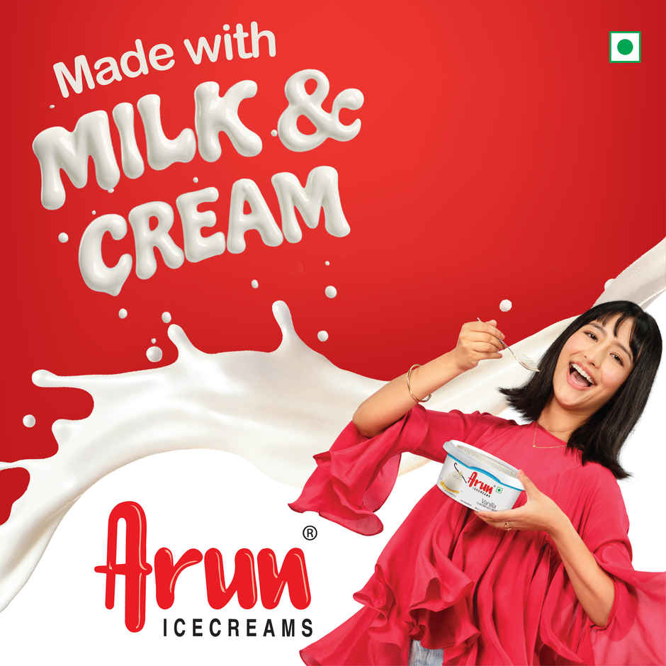 Arun Vanilla Ice Cream Tub | Classic Creamy Flavour
