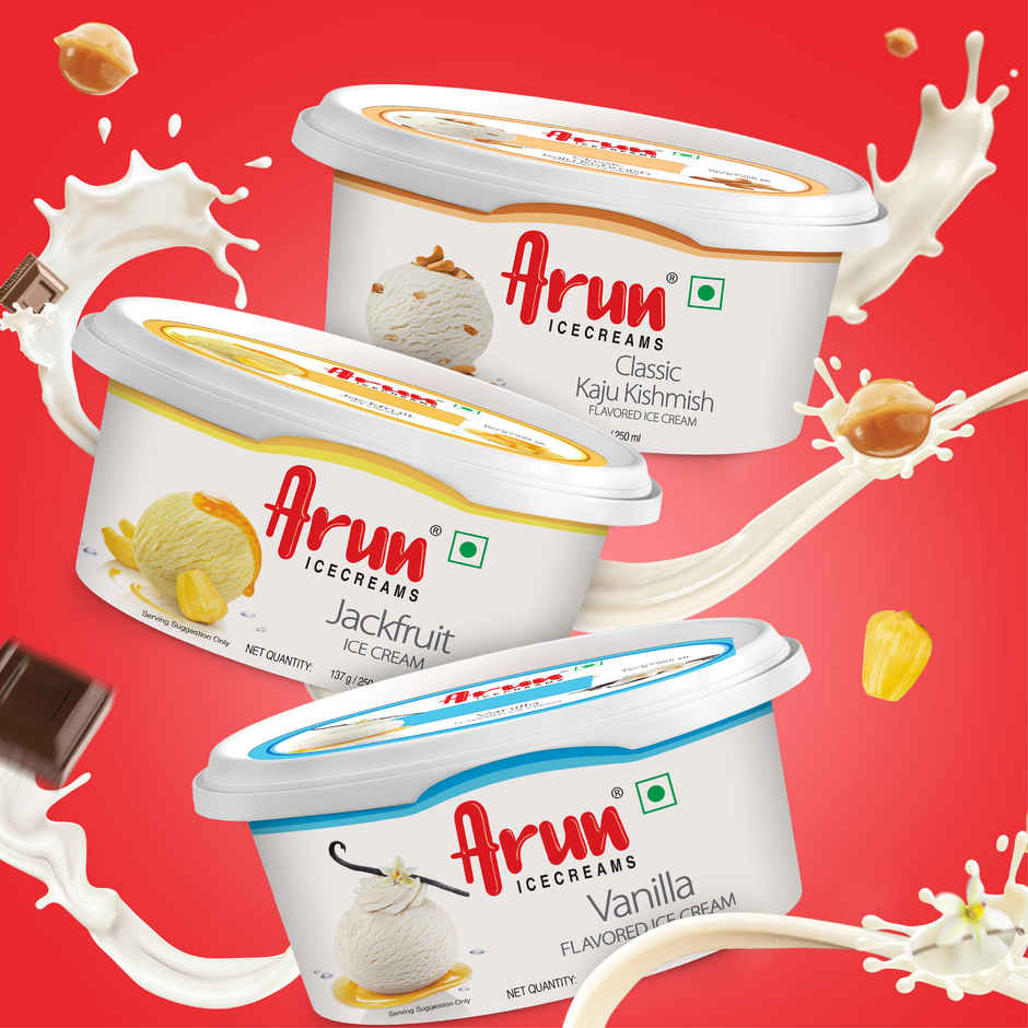 Arun Ice Creams Butterscotch Ice Cream Tub