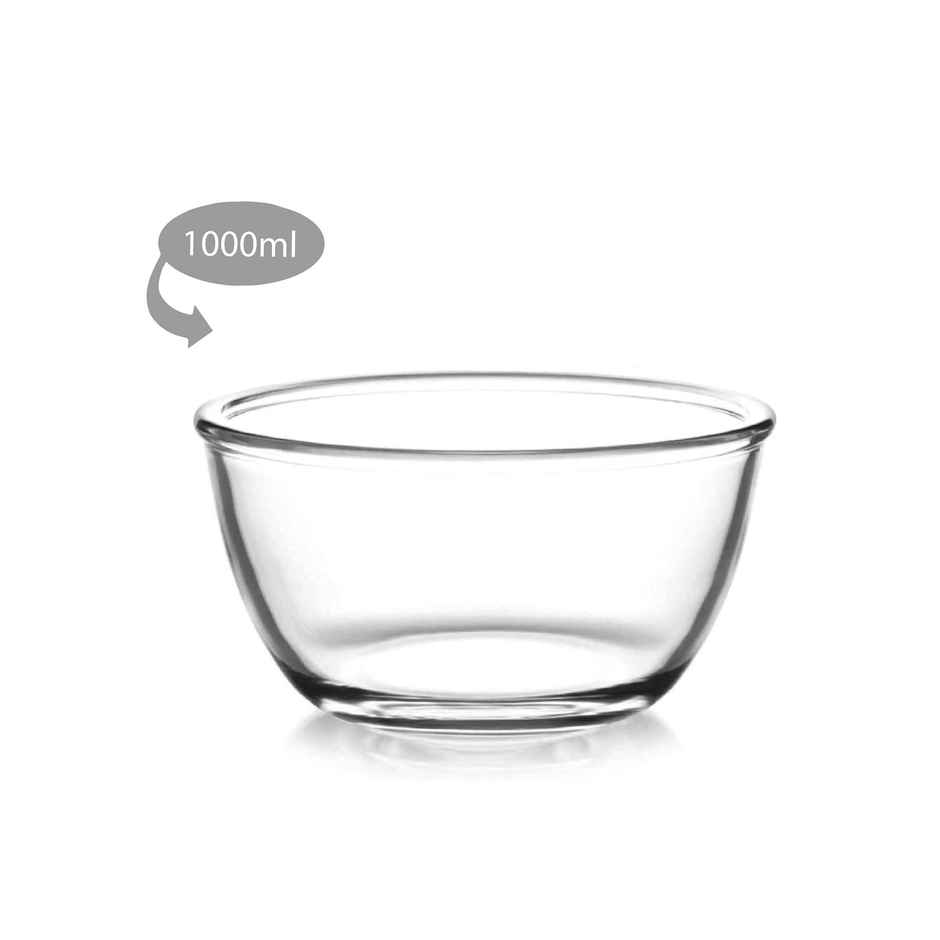 Cello Ornella Toughened Glass Mixing Bowl 1000ml