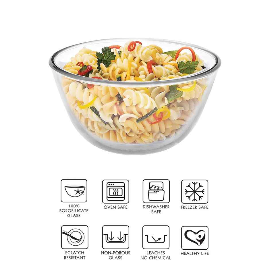 Cello Ornella Toughened Glass Mixing Bowl 1000ml