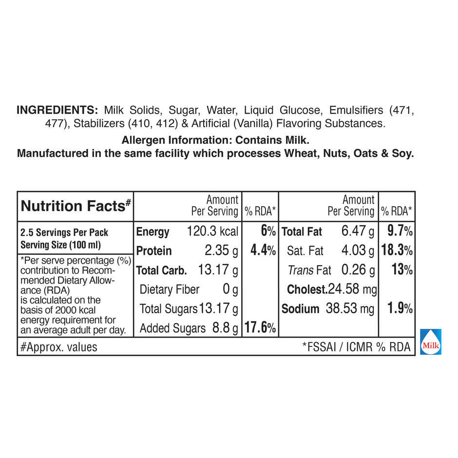 Arun Vanilla Ice Cream Tub Combo