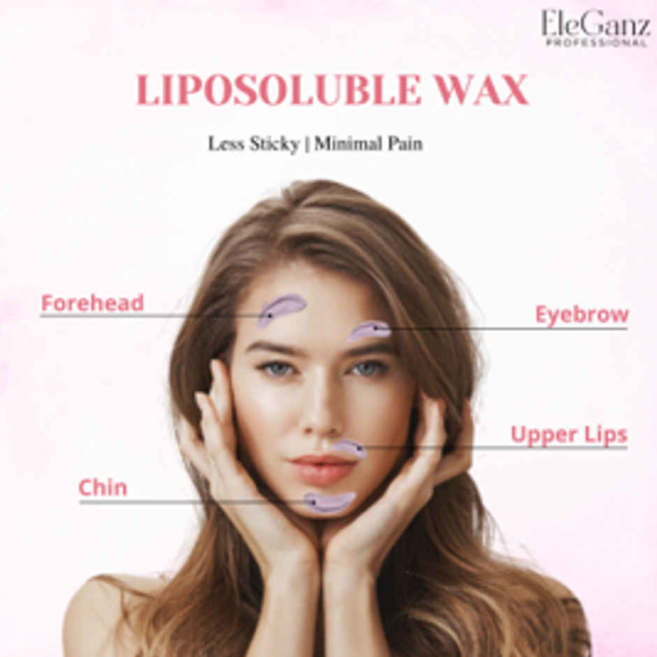 EleGanz Professional Brazilian Beans Hair Removal 100% Natural Liposoluble Wax