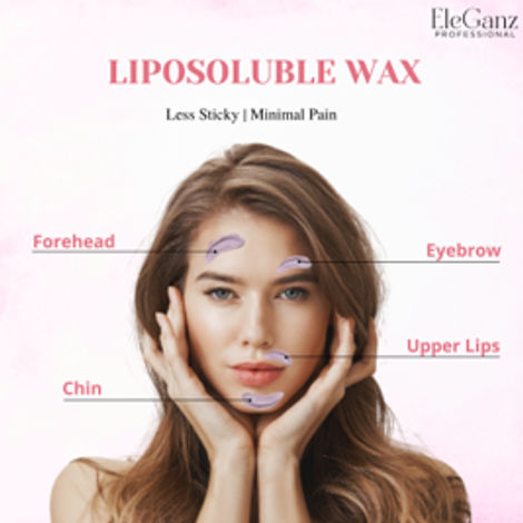 EleGanz Professional Brazilian Beans Hair Removal 100% Natural Liposoluble Wax