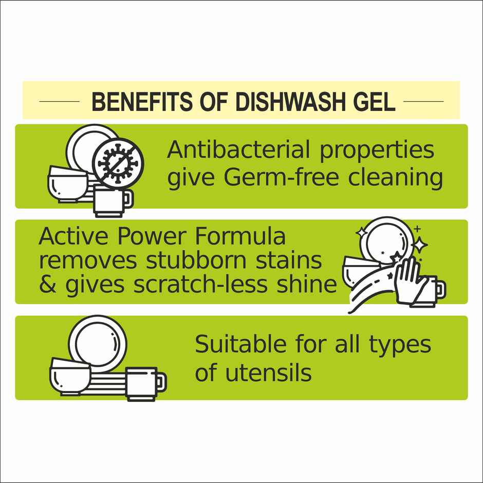 Pitambari Dishwash Gel Bottle