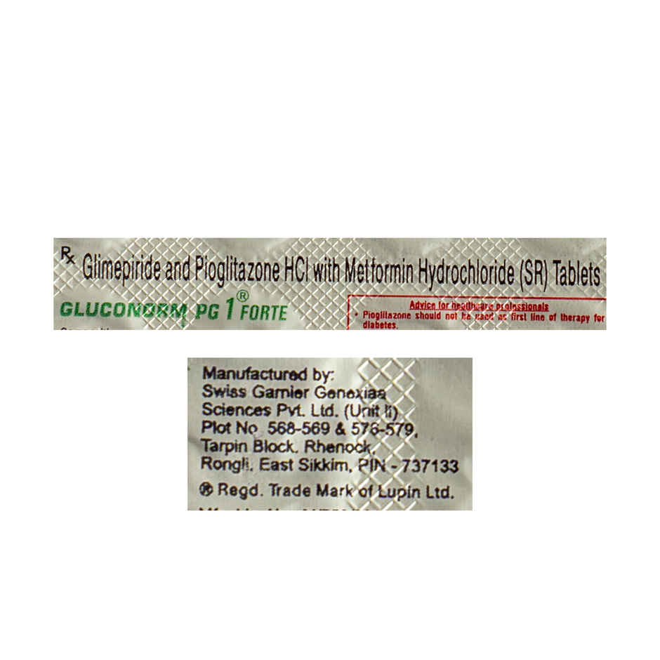 Gluconorm PG 1 Forte Tablet