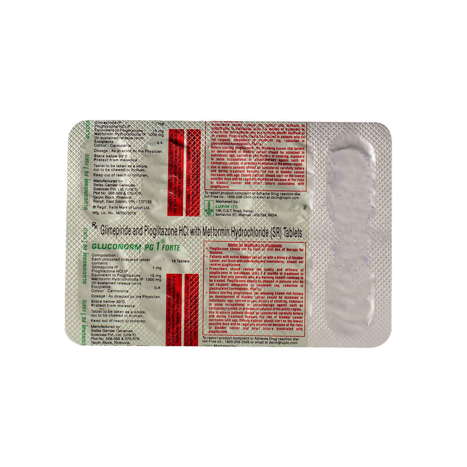 Gluconorm PG 1 Forte Tablet SR