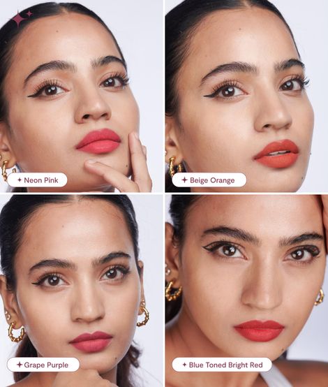 Gush Beauty Super Stack 4 in 1 Liquid Lipstick Stack | Conditioning & Pigmented | Standout Brights | Pink