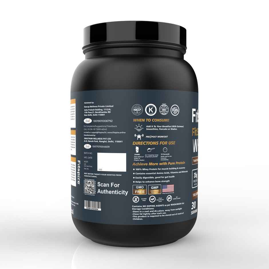 Fitspire Fit Super Whey Protein Gourmet Coffee With Shaker