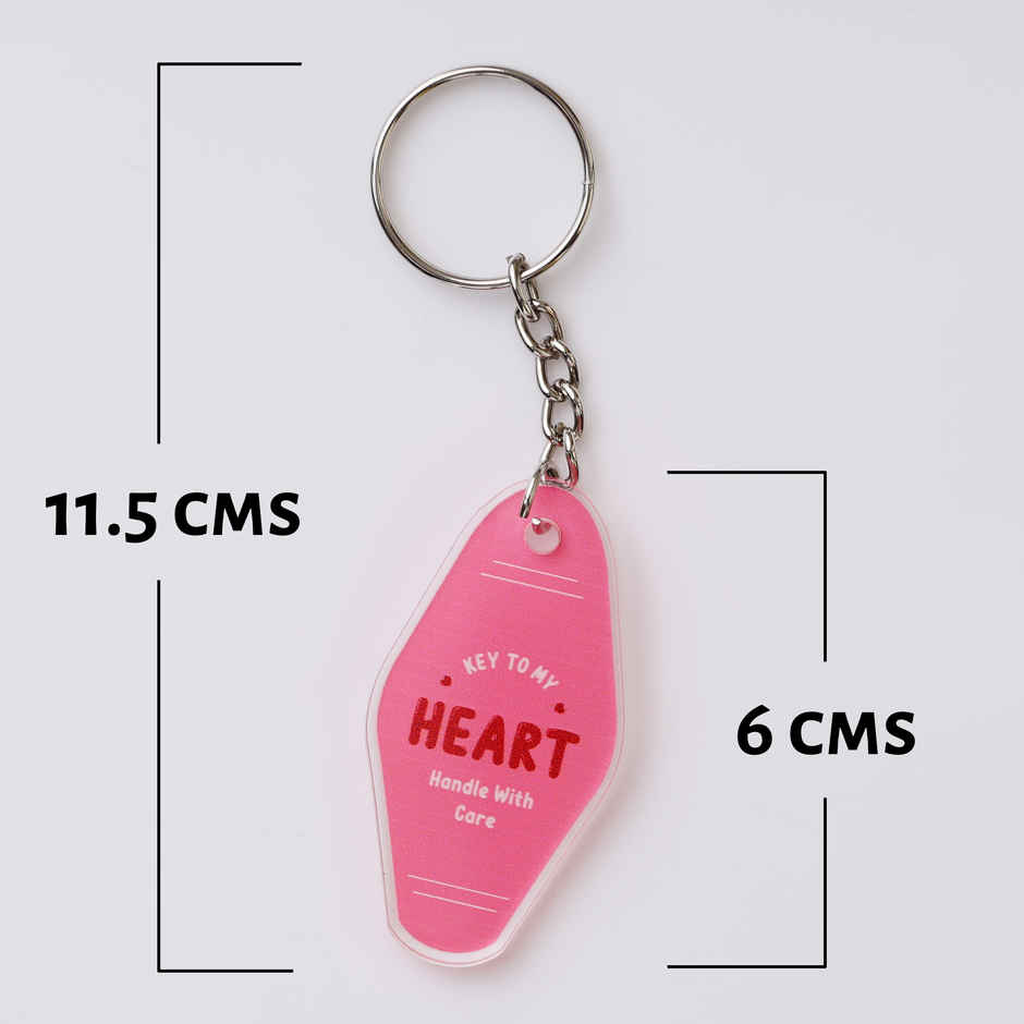 Key to My Heart Keyring | Small Gift for Loved Ones | Oye Happy