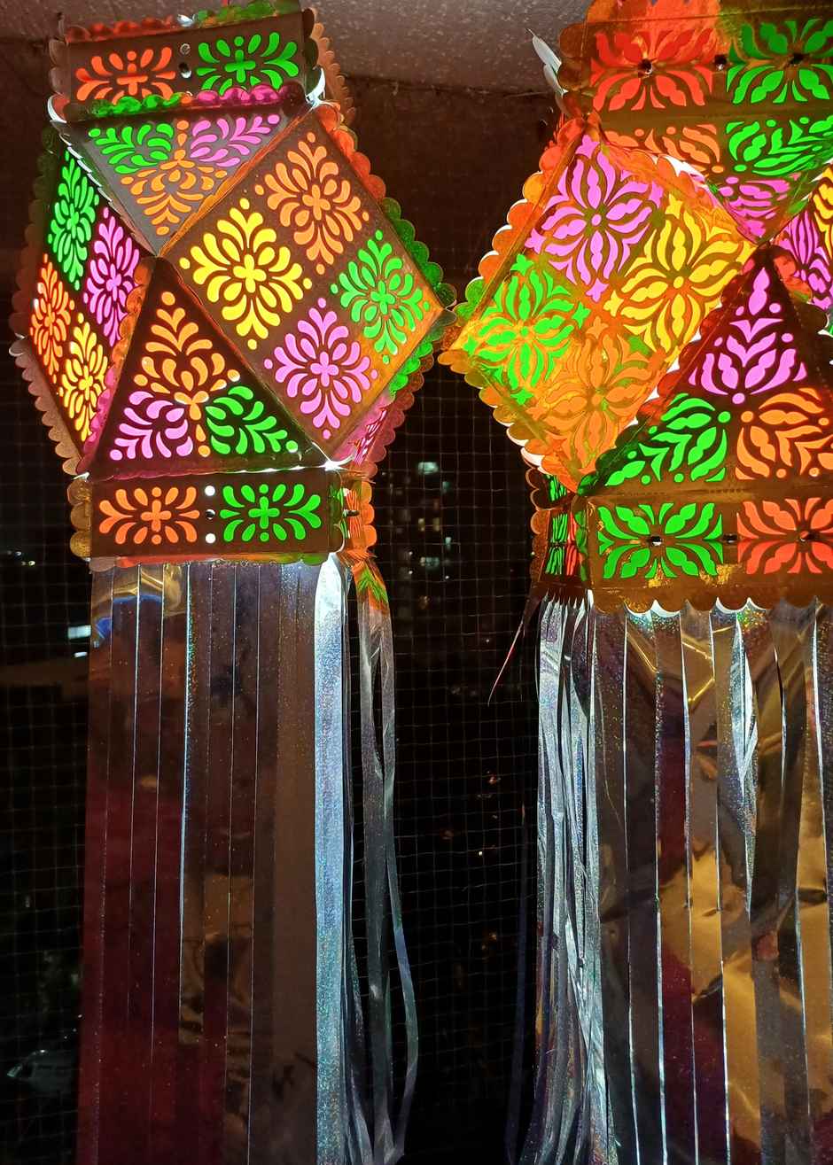 Big Akashdeep Silver Kandil | Gullak