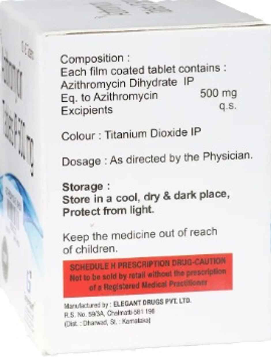 Genericart Azithromycin 500 Mg Tablet