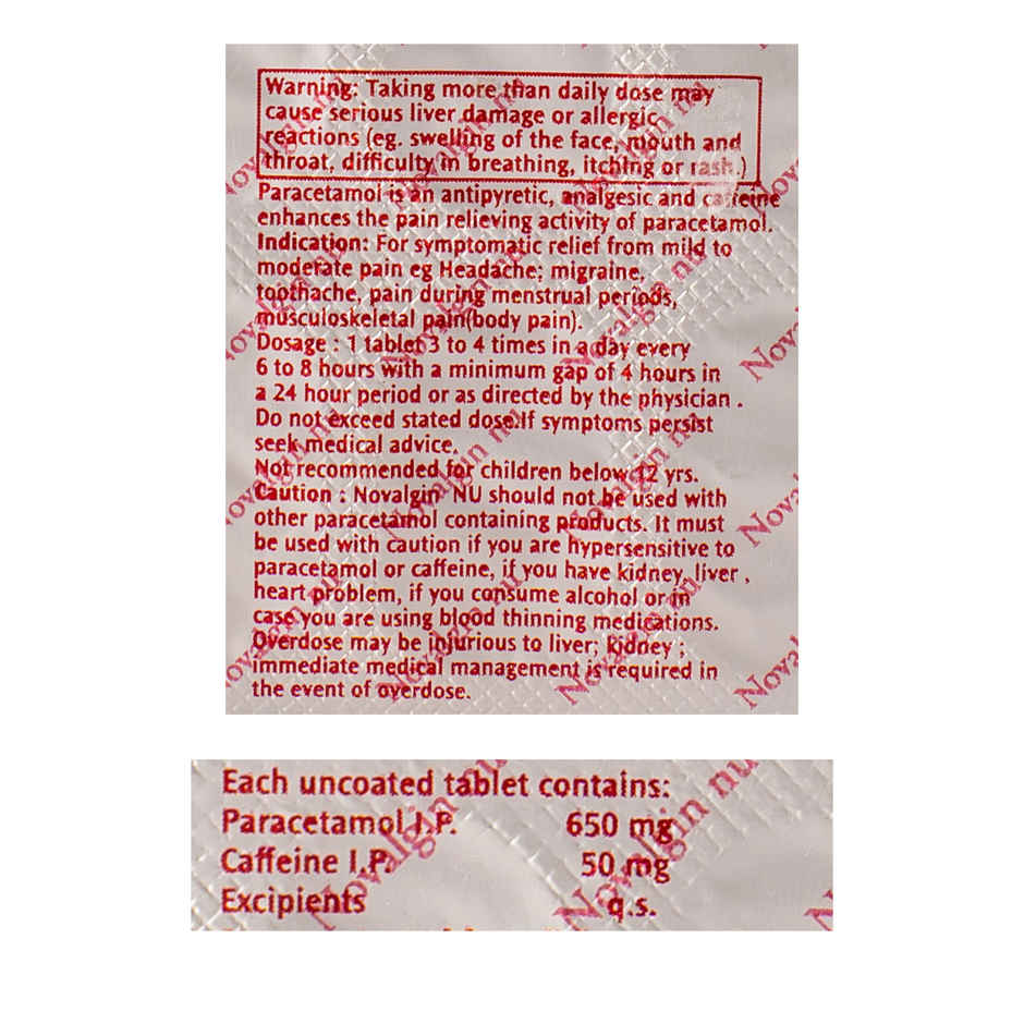 Novalgin NU Tablet