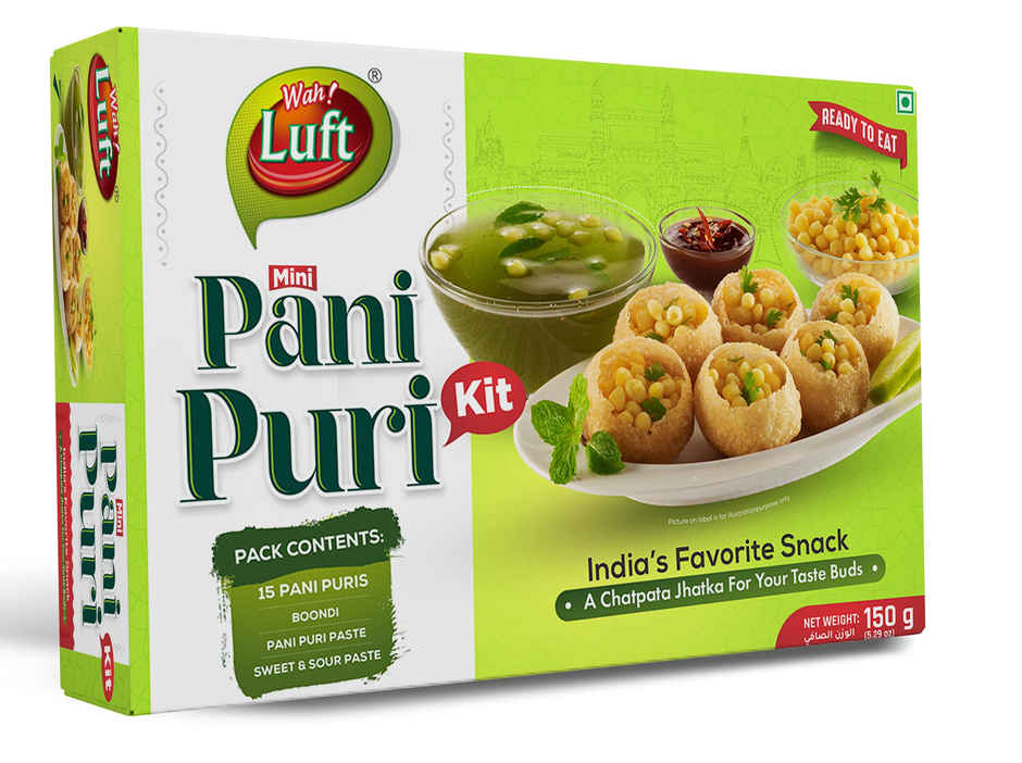 Wah Luft Mini Pani Puri Kit | Golgappa Kit | Full Blown Puris | Couple Pack