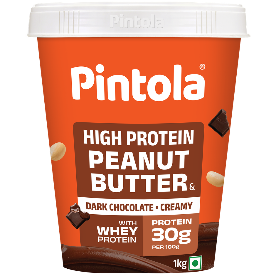 Pintola High Protein Dark Chocolate Peanut Butter - Crunchy