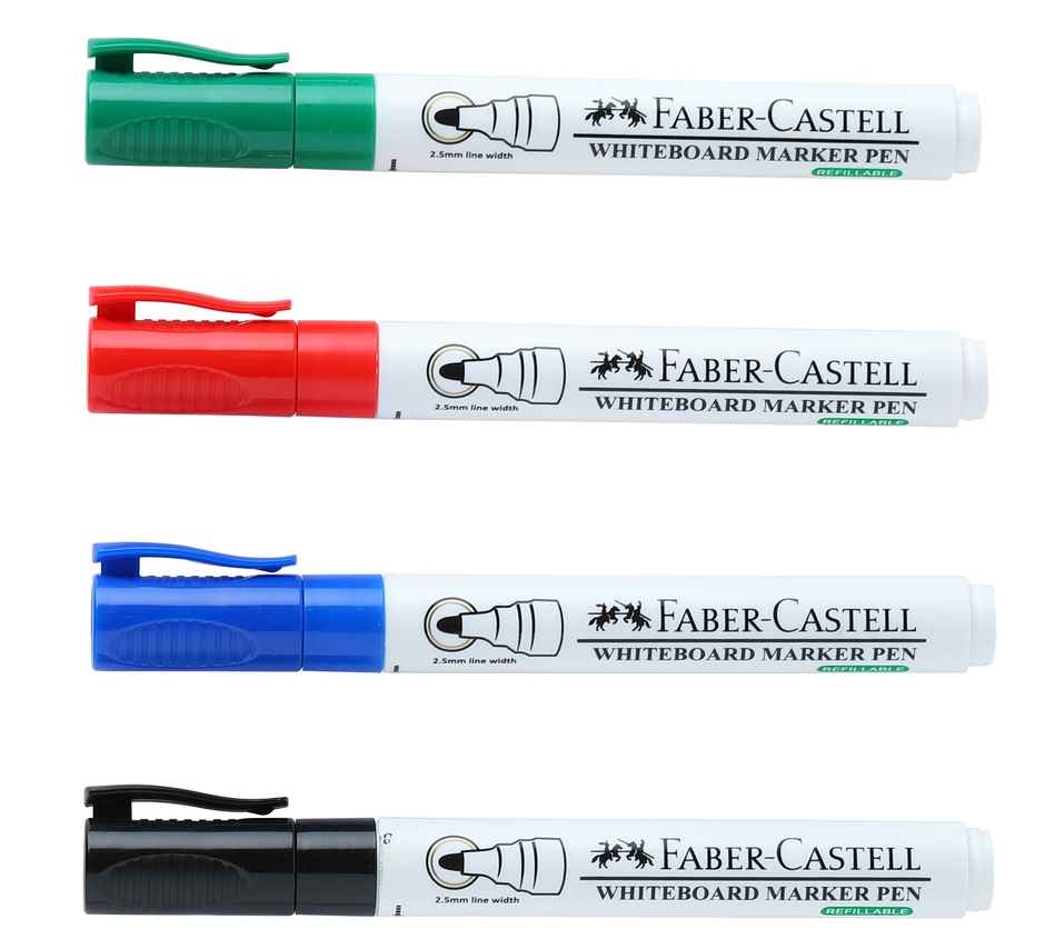 Faber-Castell-Whiteboard Marker Pen Set Of 4