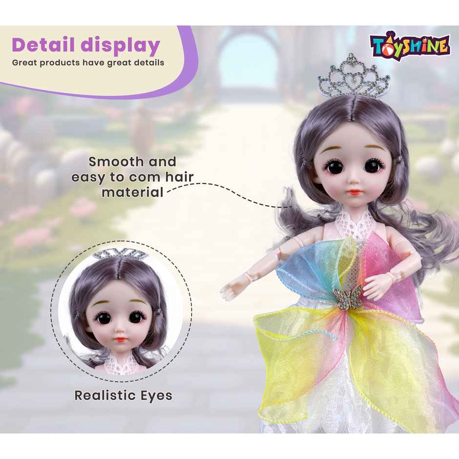 Toyshine Daisy Doll With Vanity Kit | Pretend Play For Girls | Age 3 and Above | Assorted