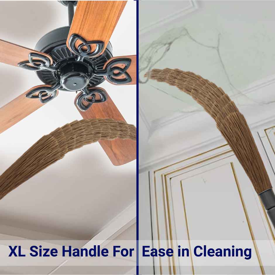 Chakaachak Dust Proof Broom | Washable Plastic Fiber Jhadu