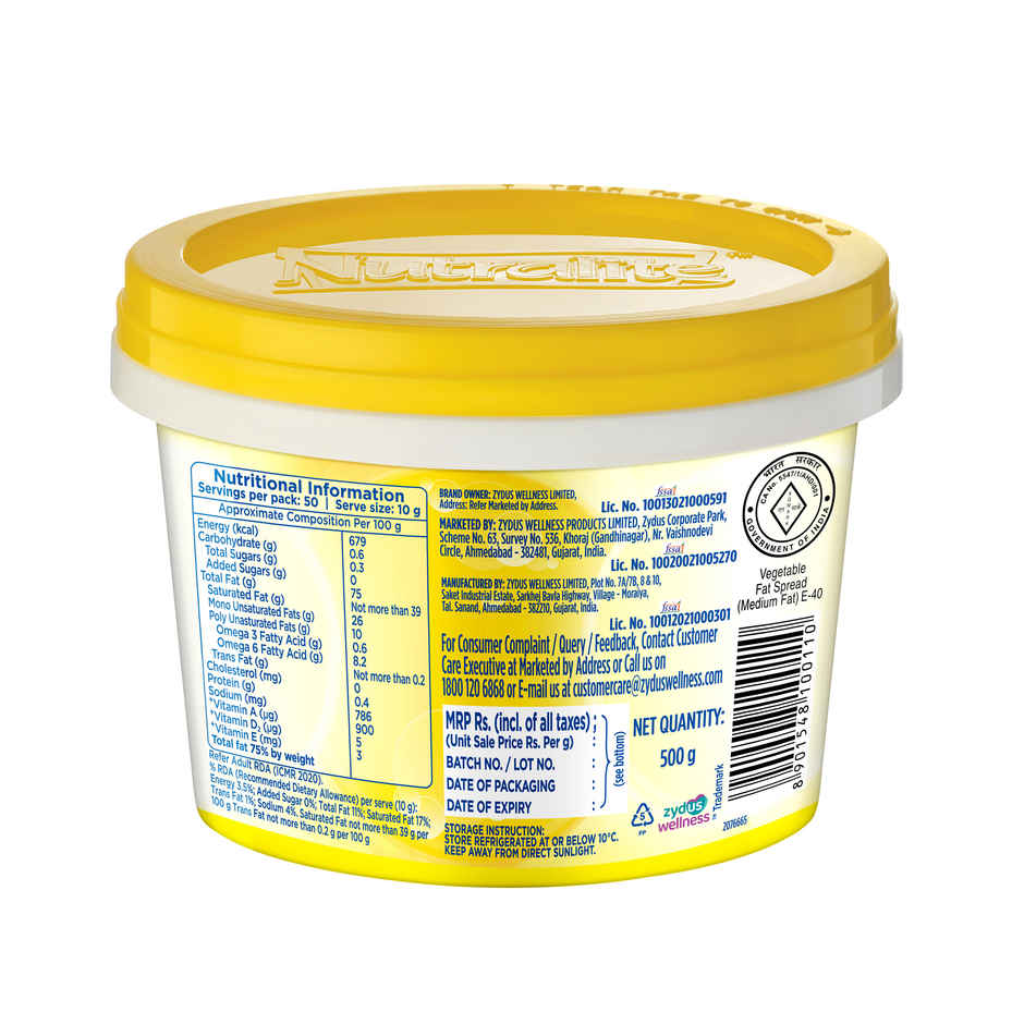 Nutralite Premium Fat Spread Tub