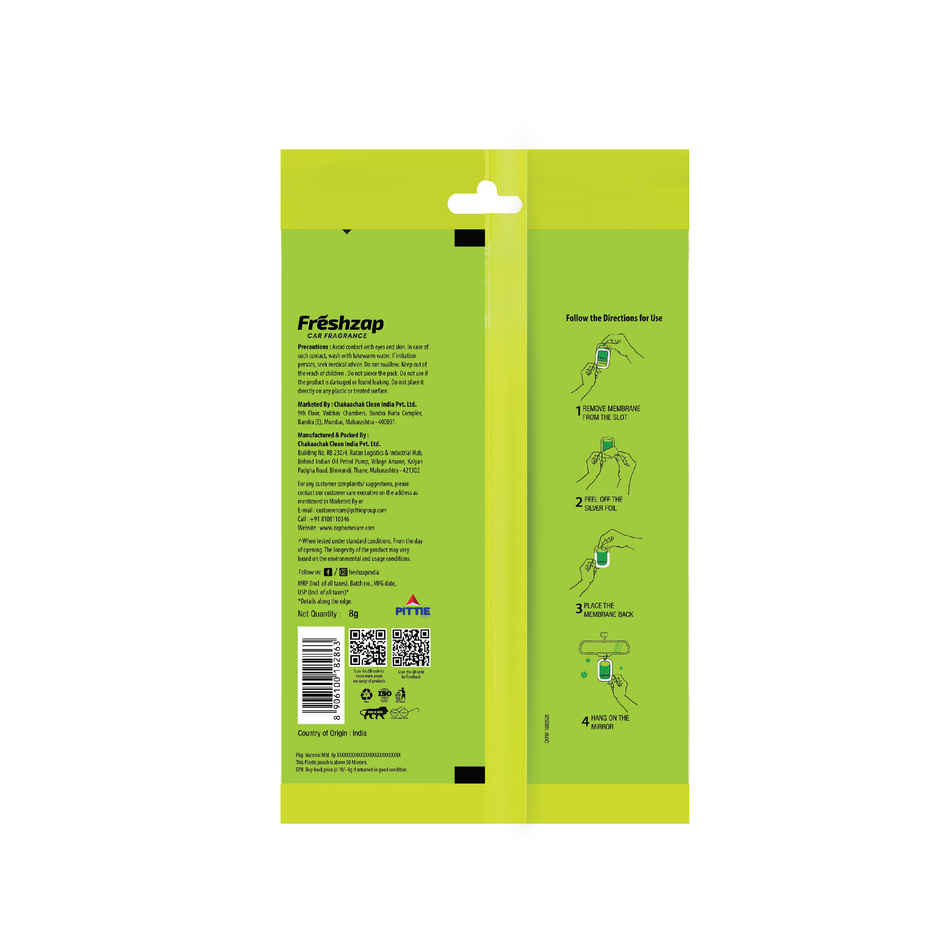 Freshzap Car Fragrance Fruity Fizzy