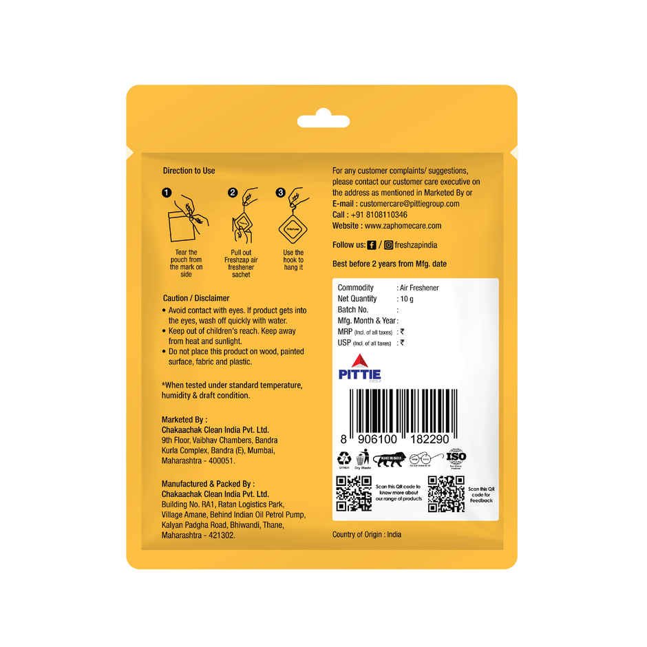 Freshzap Fruity Fizzy Gel Pocket