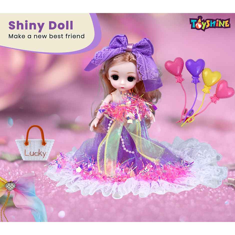 Toyshine Shiny Beauty Doll | Pretend Play Fashion Toy For Girls | 3+ Years Old
