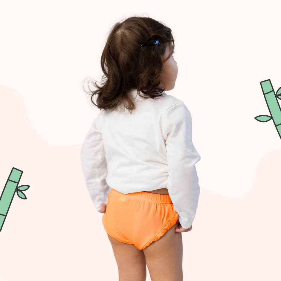 Superbottoms Supersoft Baby Brief | 3-4y | Stretchy & Breathable - Pack of 3 | Assorted