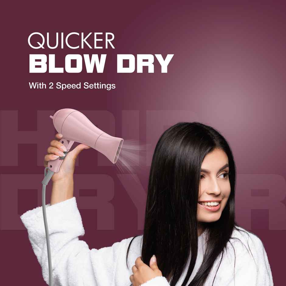 Havells Hd 1800 Hair Dryer (1000 W, Pink)