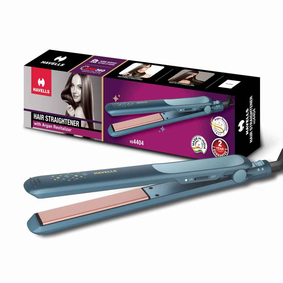 Havells Hair Straightener | HS4404 | Argan Revitalizer | Sea Argan | MII