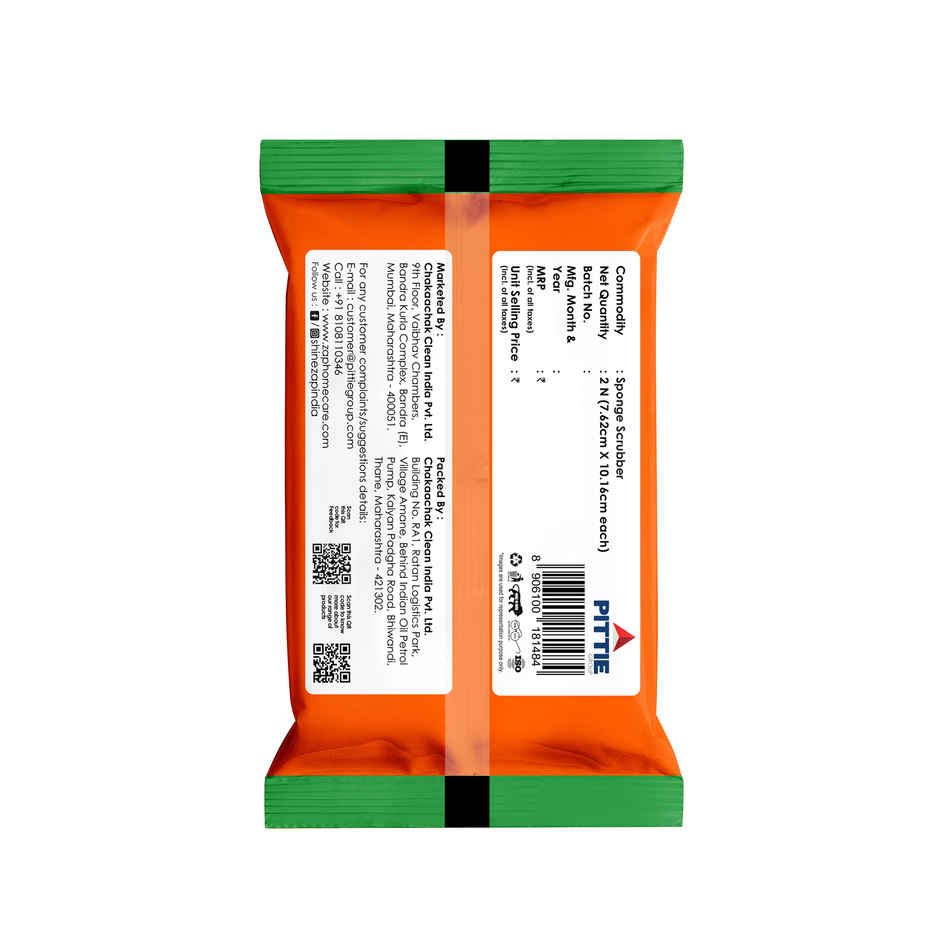 Shinezap Sponge Scrubber Combo