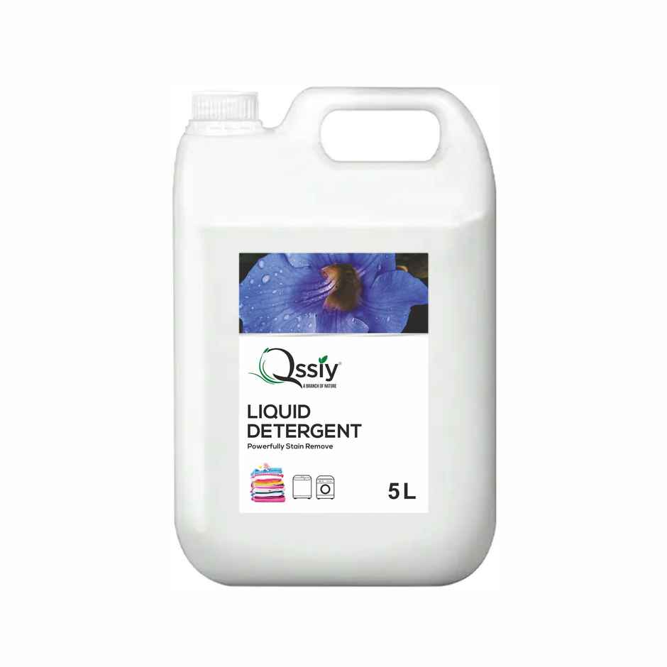 Qssiy Liquid Detergent Top Load Front Load | Detergent Liquid For Washing Machine | Fresh (5L) & Qssiy Lime And Basil Fragrance Dishwash Liquid Gel (5L) Combo 