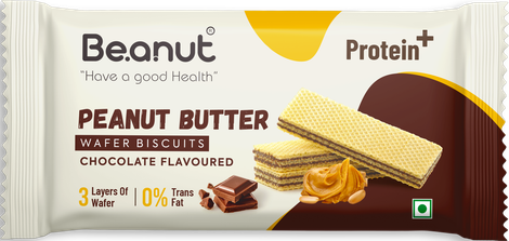 Be.anut Chocolate Peanut Butter Wafers | Trans Fat-free