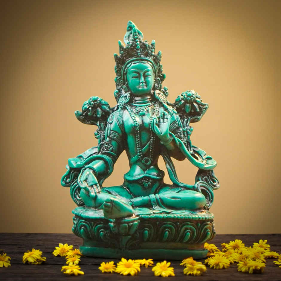 Servdharm Green Tara Mata Statue | Removes Obstacles