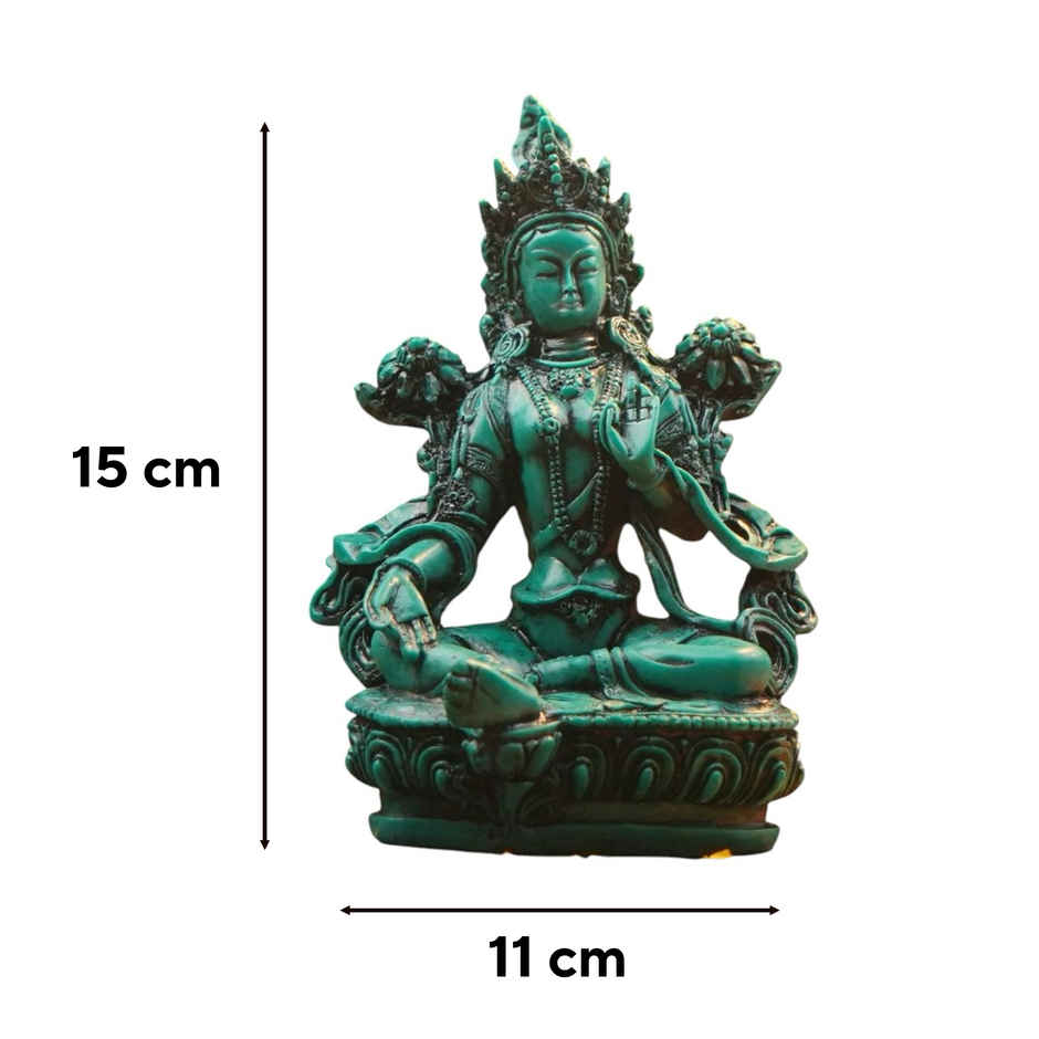 Servdharm Green Tara Mata Statue | Removes Obstacles