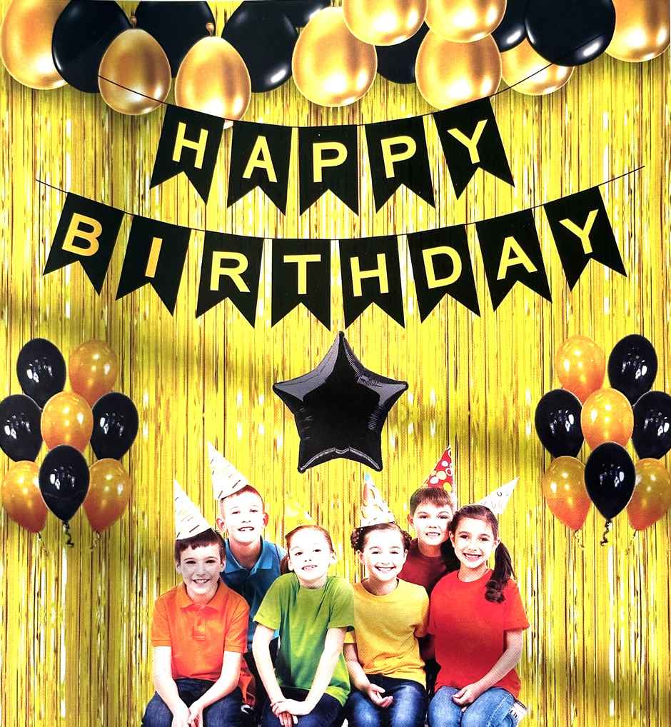 Happy Birthday Theme | Assorted Colours | Let's Vybe