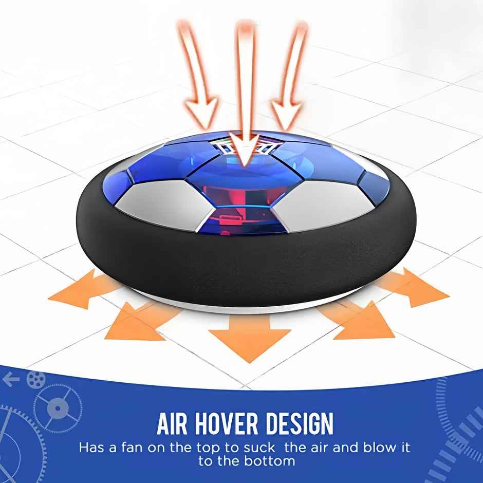 Kidara Hover Football - Indoor Air Soccer Ball Game for Kids (Battery Operated)