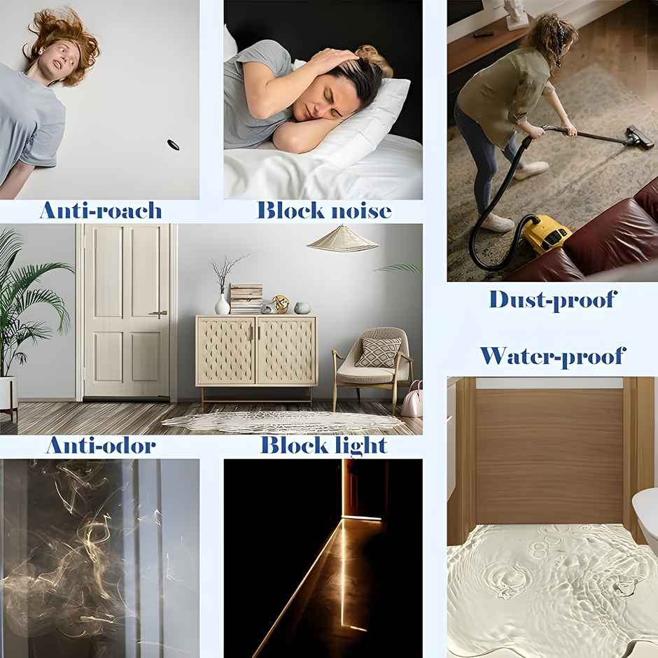 Daluci Door Sealing Strip | Pack Of 2 | Brown