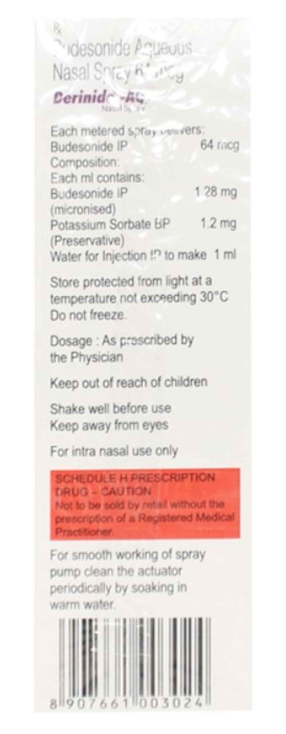 Derinide-AQ Nasal Spray
