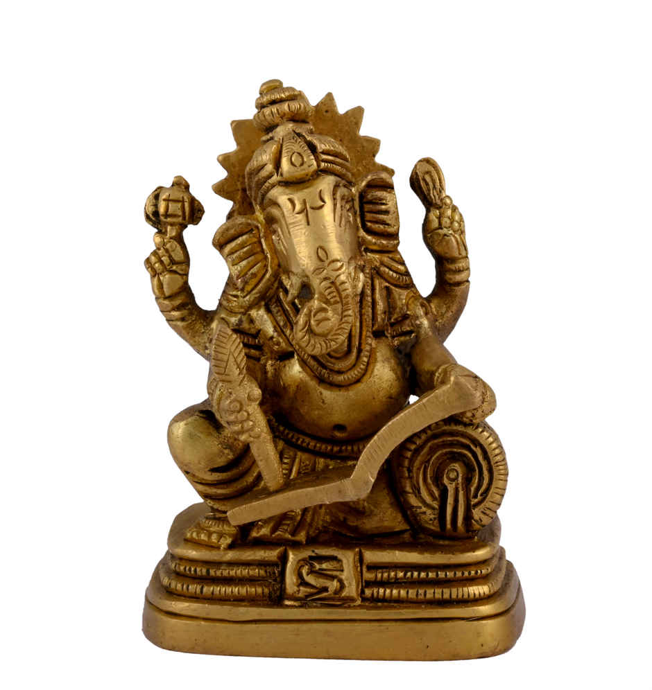 Brass Book Ganesha | AROU NEST