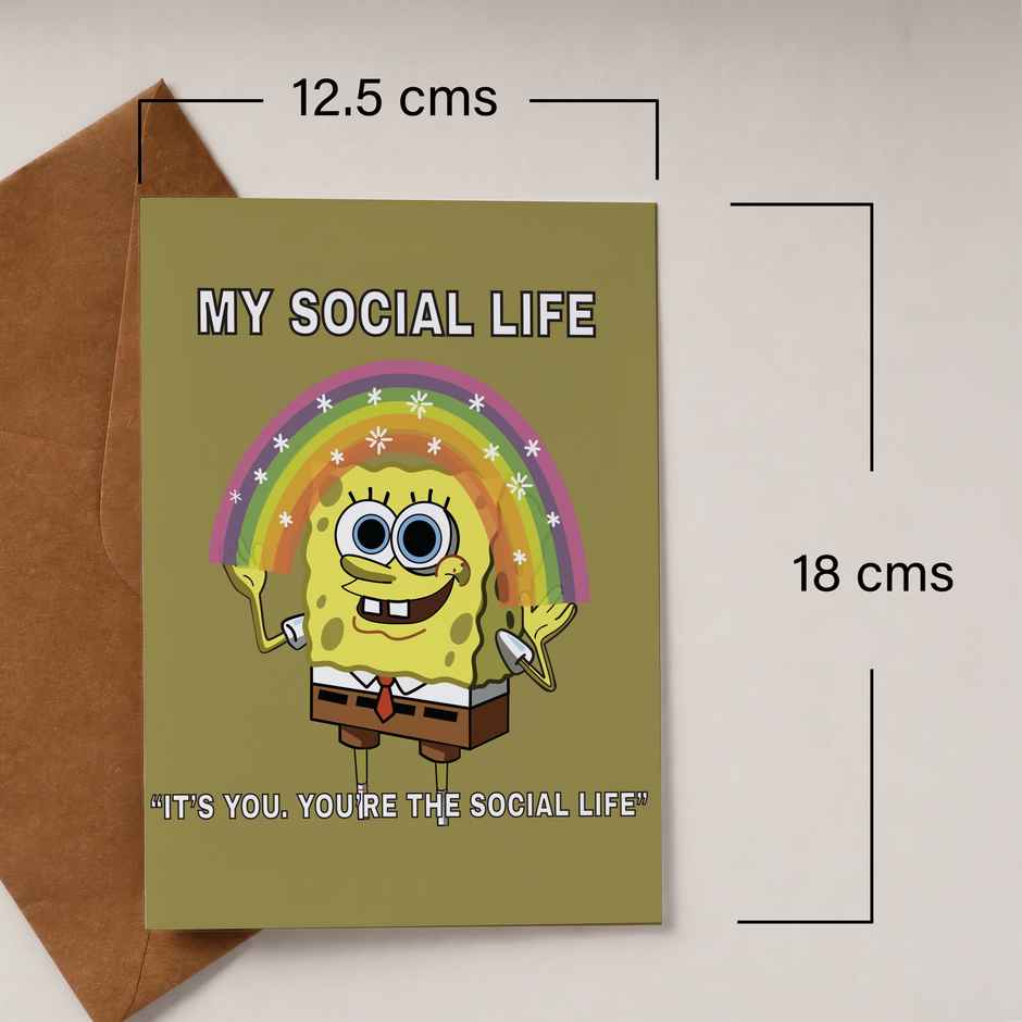 My Social Life Card | Happy Mail