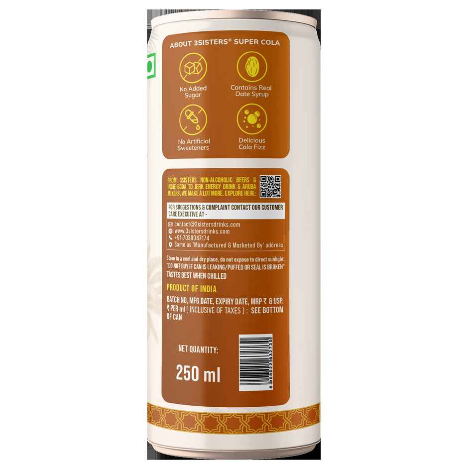 3 Sisters Super Cola | Powered By Dates