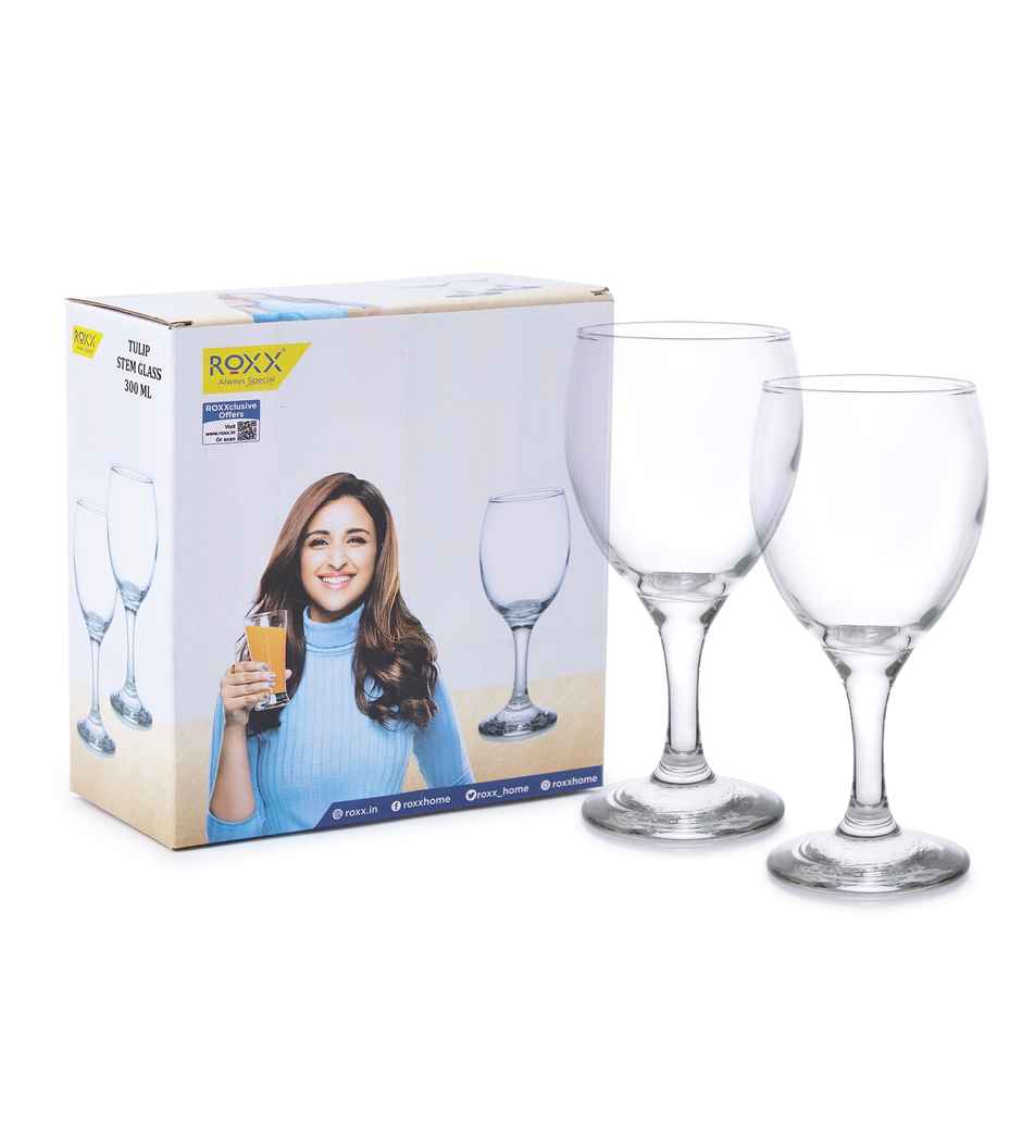 Roxx Tulip Stem 2 pcs Glass 300 ml