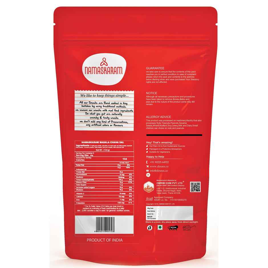 Namaskaram Masala Chana Dal Combo 